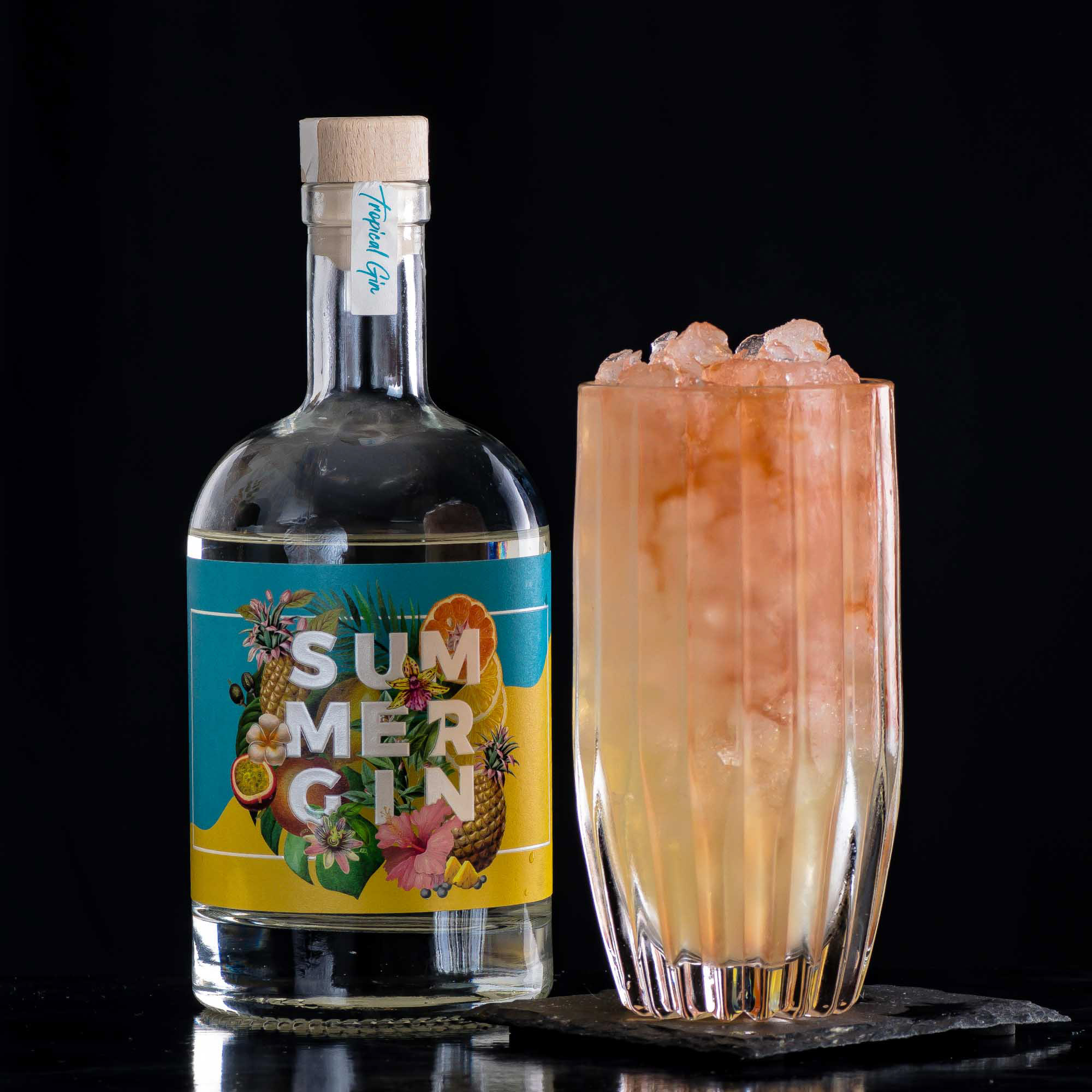 Wajos Summer Gin im Chartreuse Sundown Swizzle.